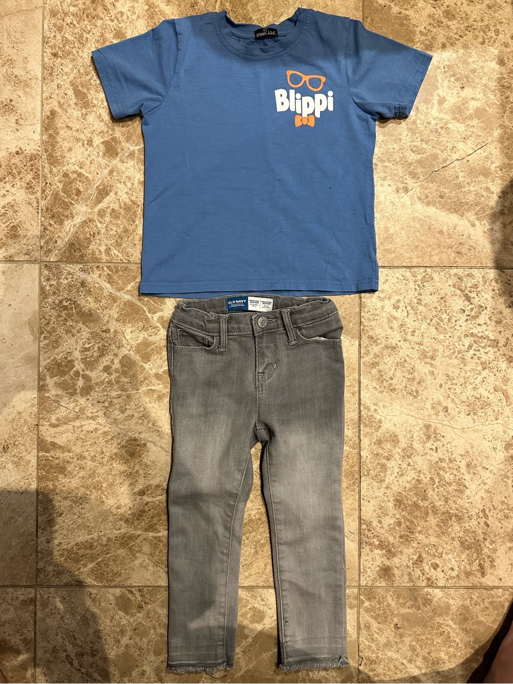 Blippi Officially Licensed T-Shirt with Old Navy Jeans